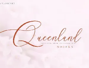 Queenland Script font