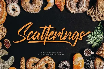 Scatterings font