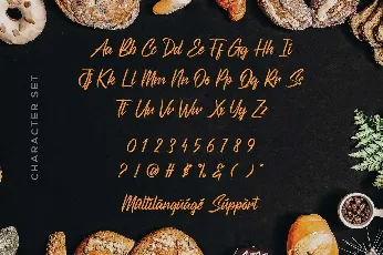 Scatterings font