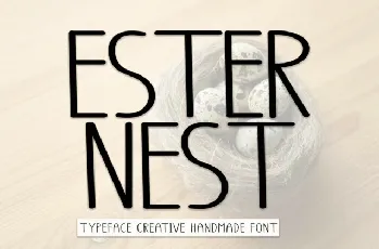 Ester Nest Display font