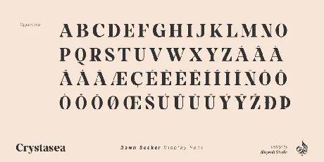 Crystasea font