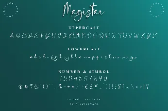 Magistar font