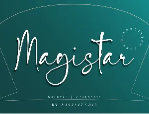 Magistar font