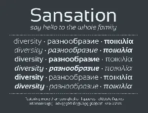 Sansation font