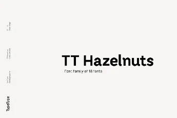 TT Hazelnuts Family font