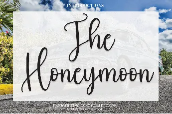 The Honeymoon font