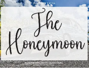 The Honeymoon font