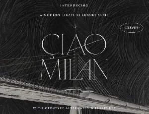 CiaoMilan font