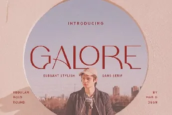 Galore font