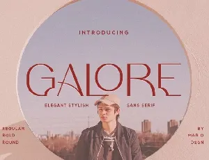 Galore font