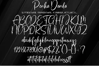 Ponha Danila font