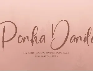 Ponha Danila font