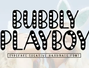 Bubbly Playboy Script font