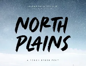 North Plains font