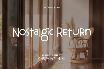 NostalgicReturnDemo font