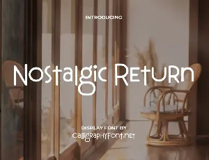 NostalgicReturnDemo font