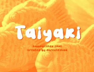 Taiyaki font