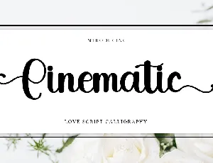 Cinematic font