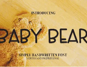 Baby Bear font