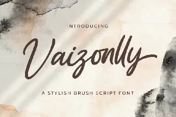 Vaizonlly Script font