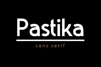 Pastika – Classic Sans font