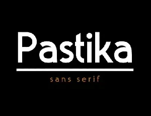 Pastika – Classic Sans font