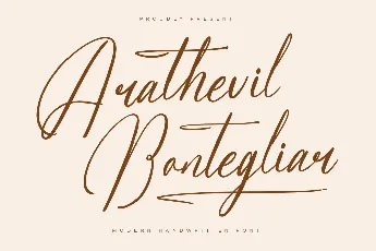 Arathevil Bontegliar DEMO VERSI font