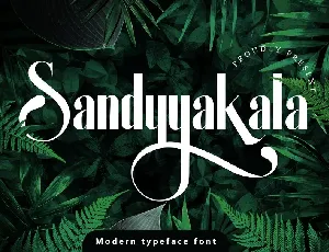 Sandyyakala font