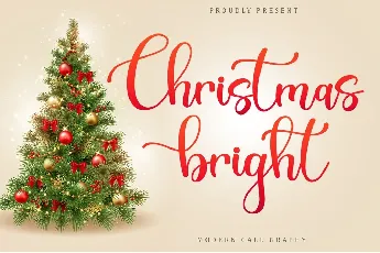 Christmas Bright font