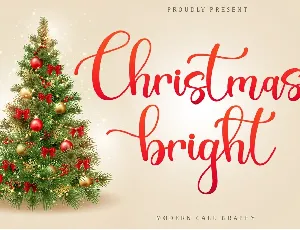 Christmas Bright font