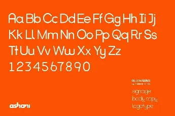 Allen Sans font