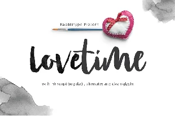 Lovetime Script Free font