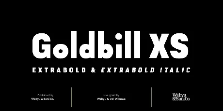 Goldbill XS font