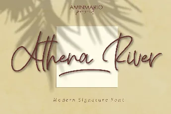 Athena River font