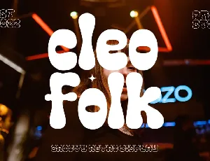 Cleo Folk Demo font