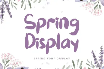 Spring Display font