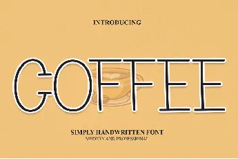 Coffee Typeface font