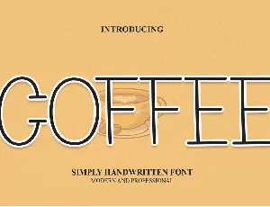 Coffee Typeface font