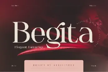 Begita font