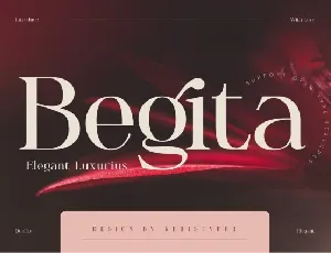 Begita font