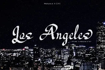 Los Angeles font