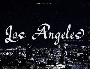 Los Angeles font