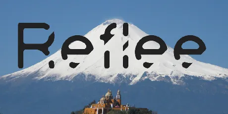 Reflee font