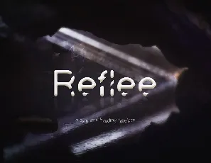 Reflee font