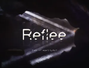 Reflee font