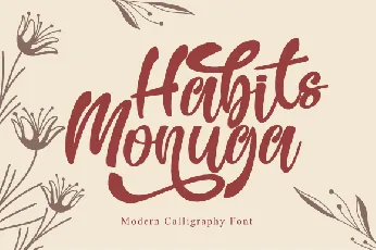 Habits Monuga font