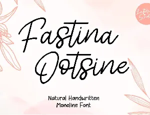 Fastina Ootsine - Personal Use font