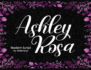 Ashley Rosa font