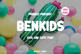 Benkids Display font