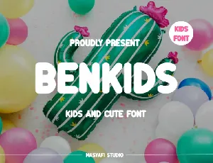 Benkids Display font